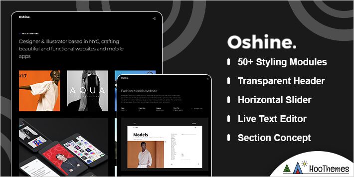 Oshine Creative WordPress Theme